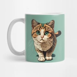 Cute Fat Cat Lover - Amazing Pastel Cat Face Mug